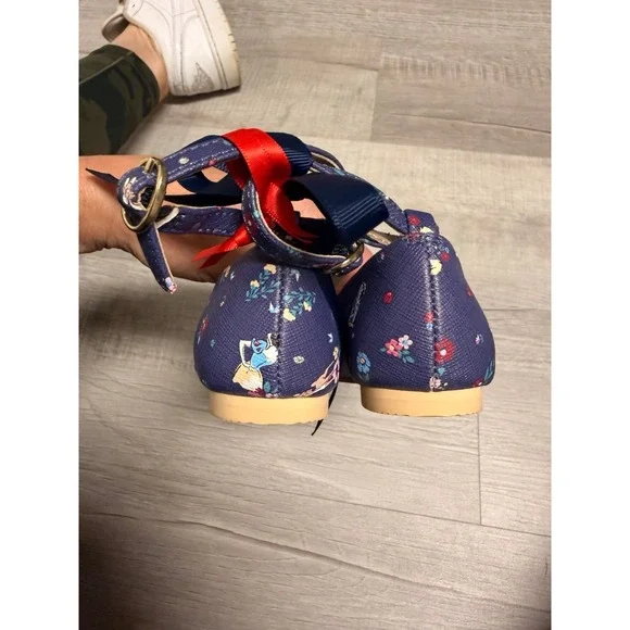NWT Disney Snow‎ White Janie & Jack  bow flats girls 6 - Picture 6 of 7